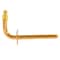Apollo 8 in. x 1/2 in. Copper PEX-A Expansion Barb Stub-Out 90-Degree Elbow with Flange EPXSTUBWE12 - alternate 3
